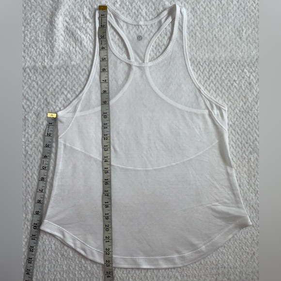 Lululemon white mesh racer tank top - Picture 6 of 6